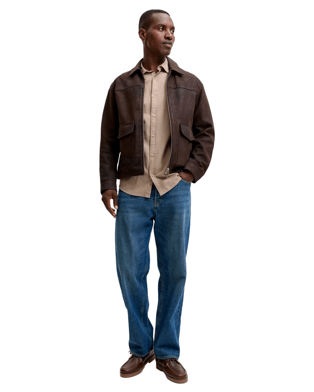 Jack & Jones Shirts Jack & Jones Grey Field Melange Shirt