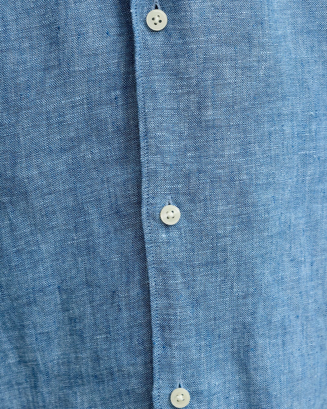 Jack & Jones Shirts Jack & Jones Jprblalawrence Linen Ls Sn Faded Denim Shirt