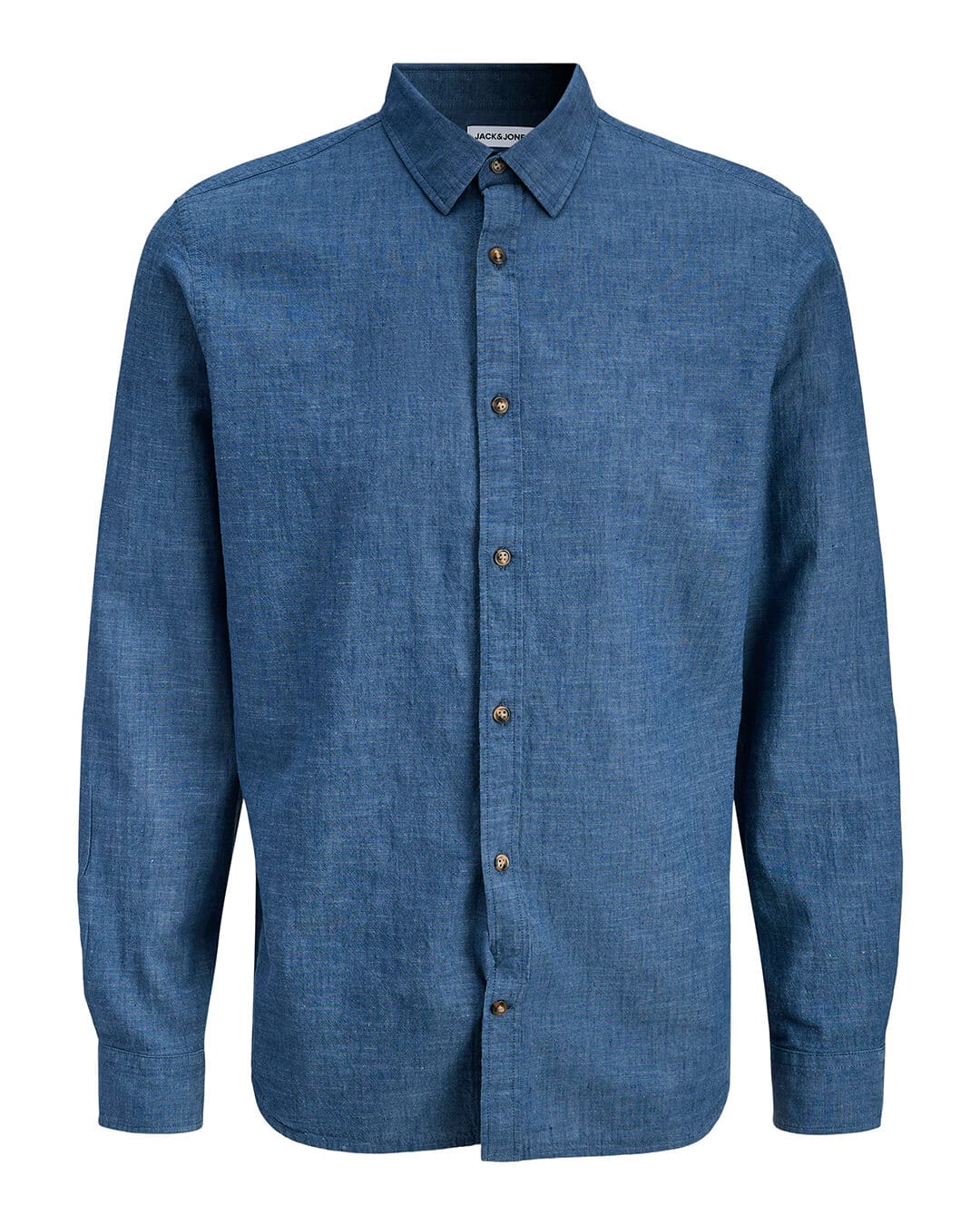 Jack&Jones Shirts Jack&Jones Navy Linen Blend Shirt