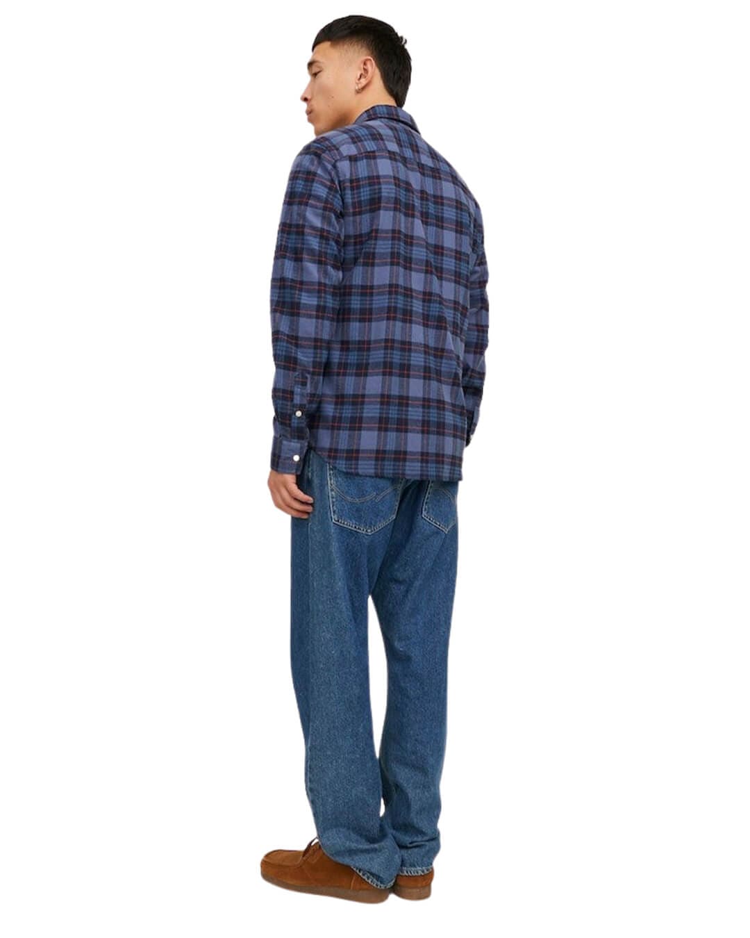 Jack & Jones Shirts Jack & Jones sheridan Blue Vintage Checked Shirt