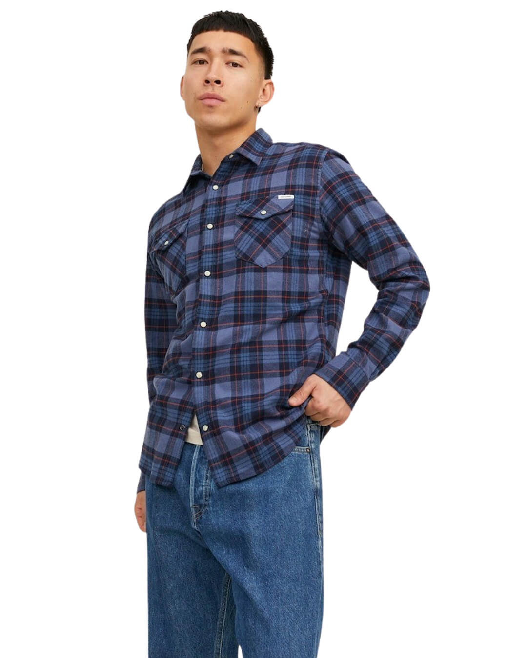 Jack & Jones Shirts Jack & Jones sheridan Blue Vintage Checked Shirt