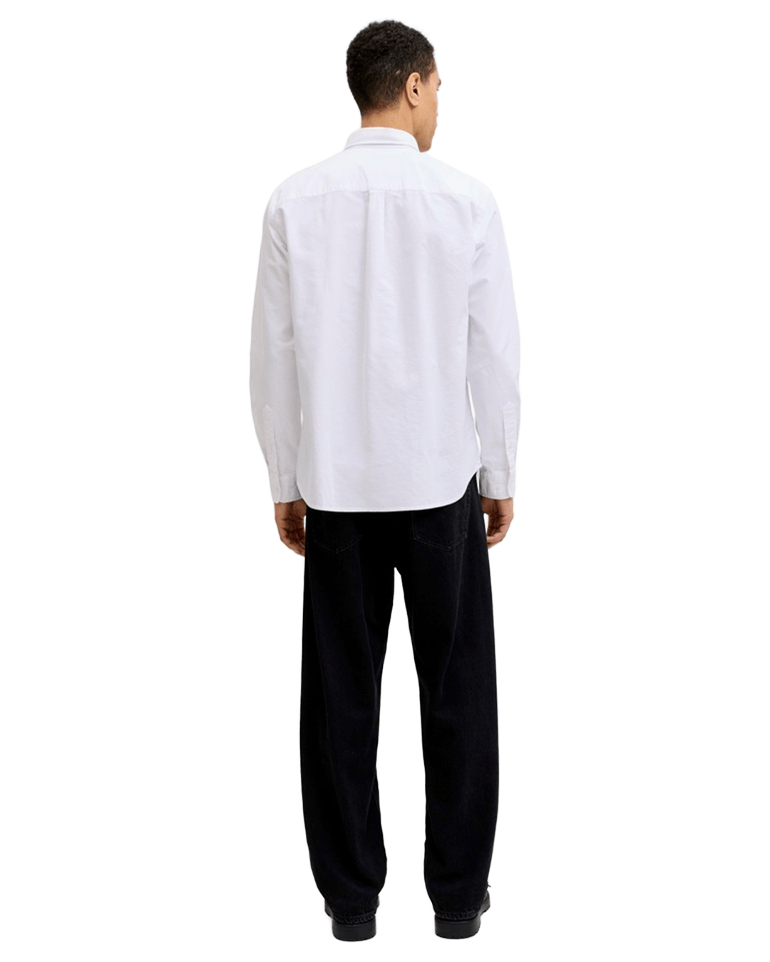 Jack & Jones Shirts Jack & Jones White Harvey Oxford Shirt