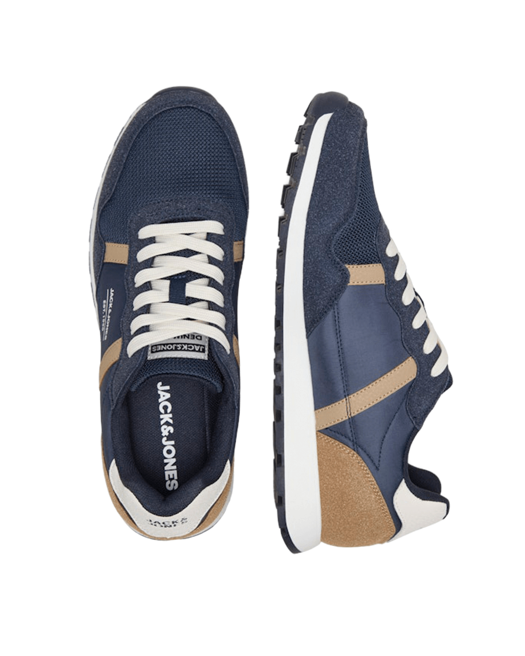 Jack & Jones Shoes Jack & Jones Blue Harrow Combo Trainers