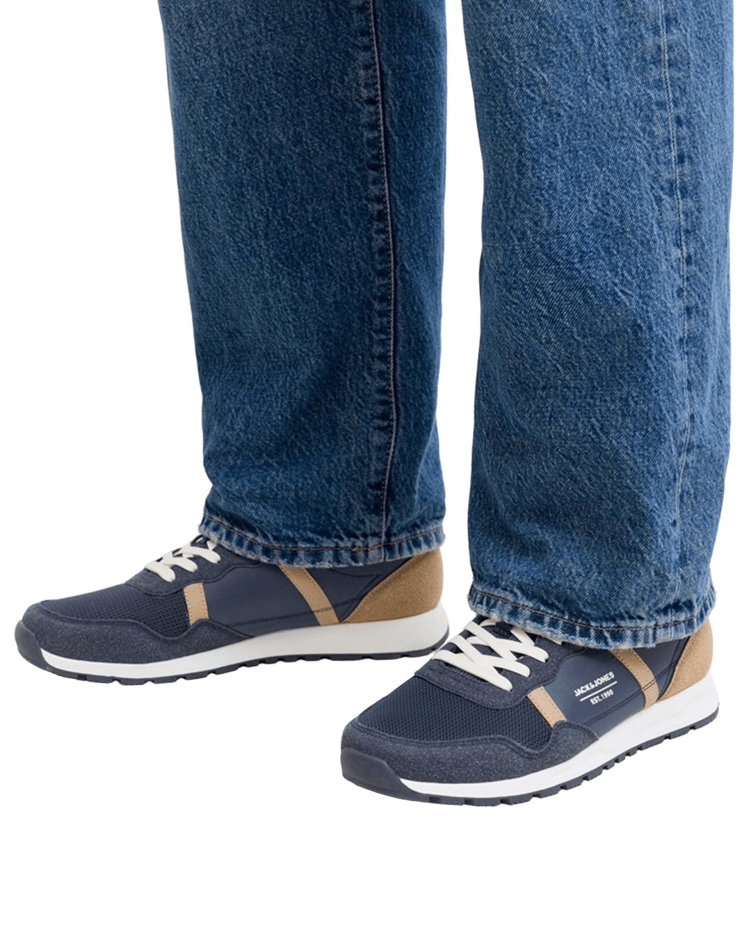 Jack & Jones Shoes Jack & Jones Blue Harrow Combo Trainers