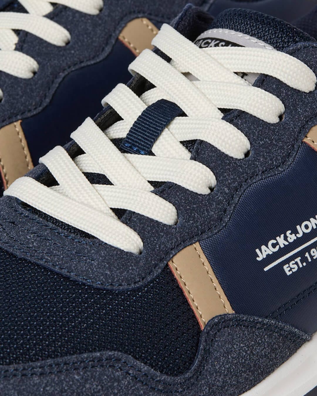 Jack & Jones Shoes Jack & Jones Blue Harrow Combo Trainers