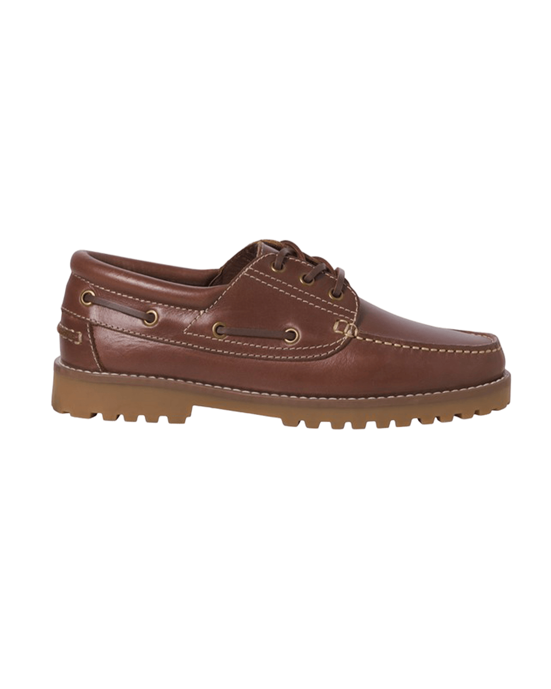 Jack & Jones Shoes Jack & Jones Brown Brooklyn Leather Boat Shoes