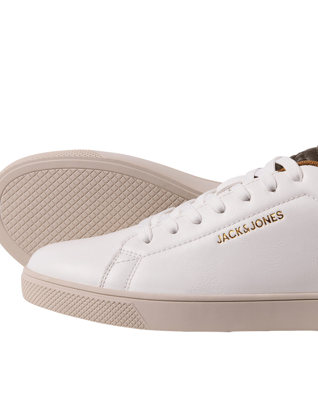 Jack & Jones Shoes Jack & Jones White Bosley PU Trainers