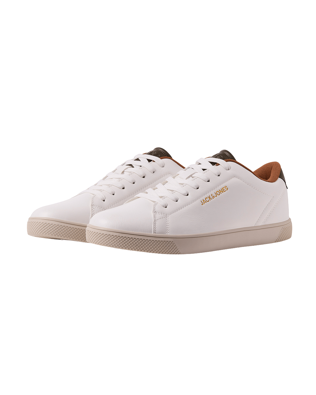 Jack & Jones Shoes Jack & Jones White Bosley PU Trainers