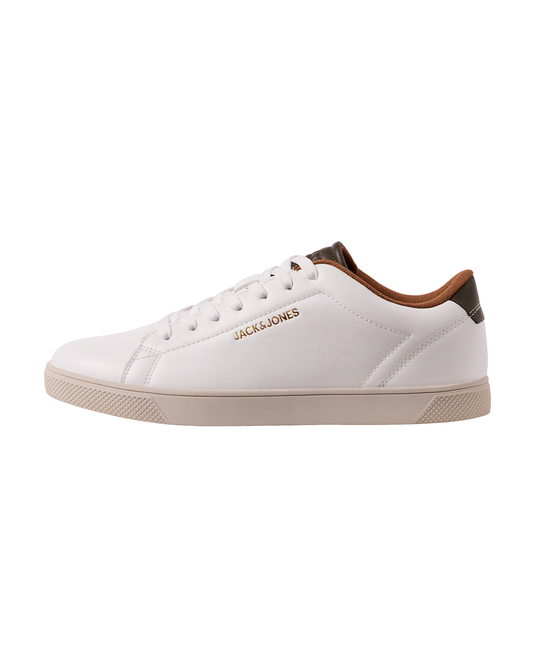 Jack & Jones Shoes Jack & Jones White Bosley PU Trainers