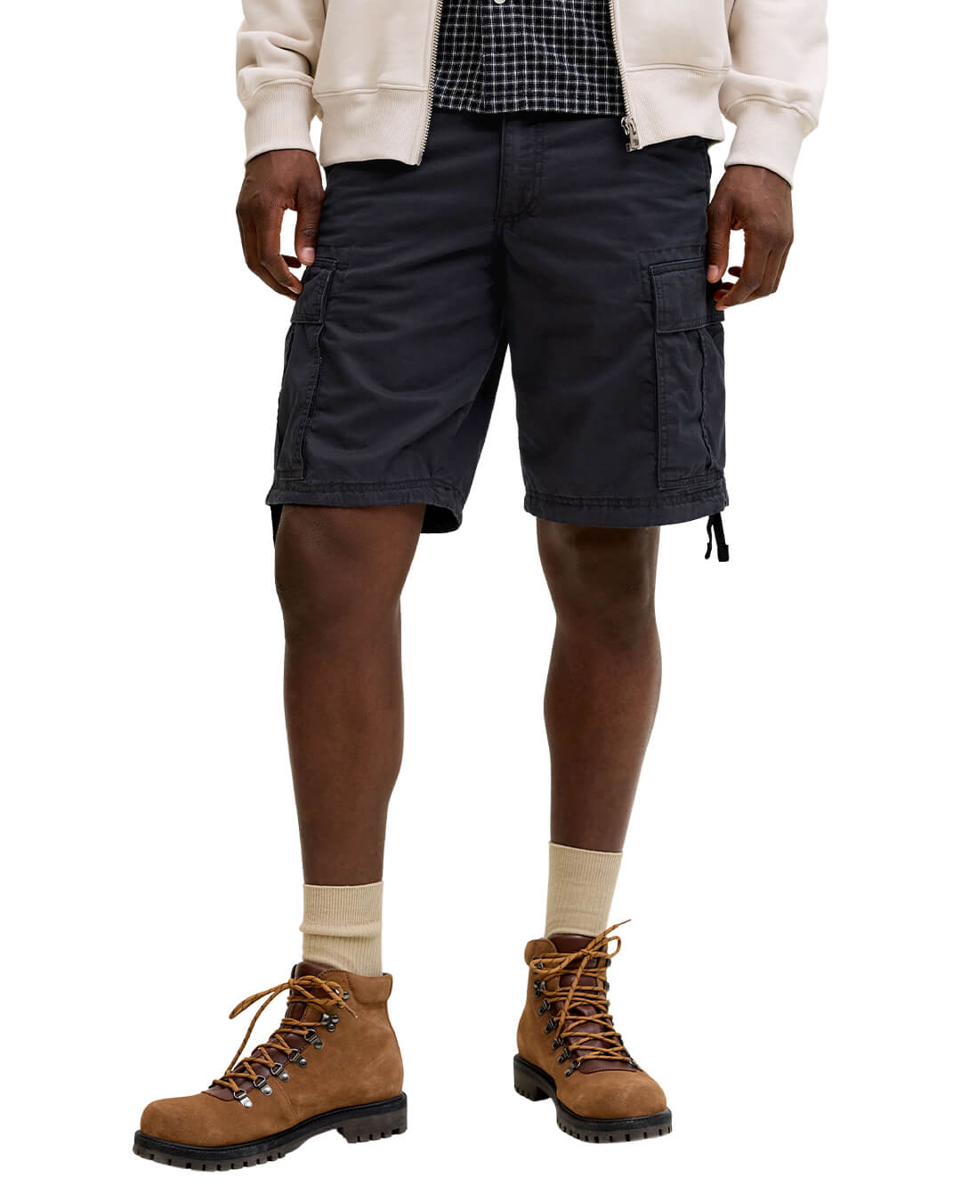 Jack&Jones Shorts Jack&Jones Black Frank Cargo Short