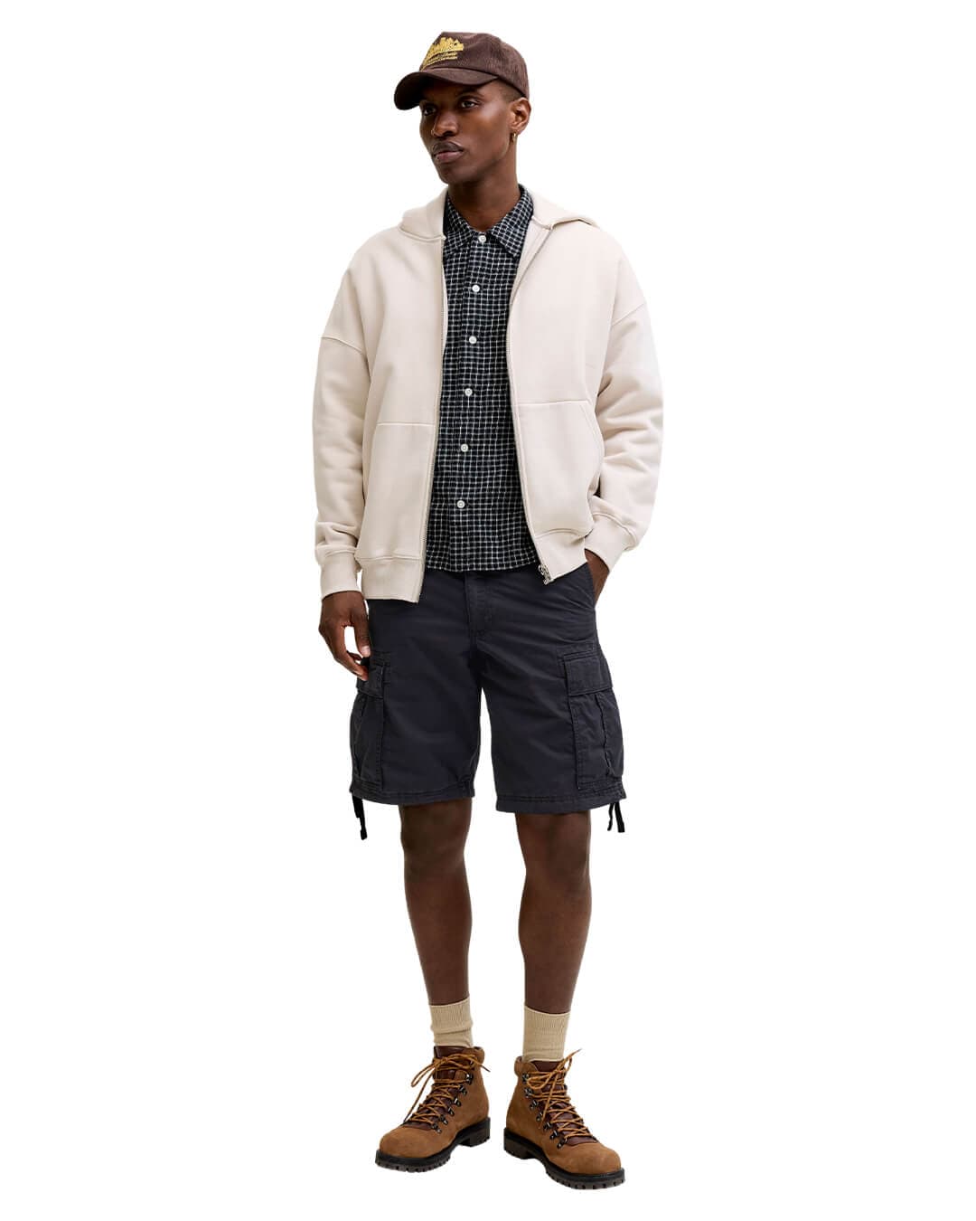 Jack&Jones Shorts Jack&Jones Black Frank Cargo Short