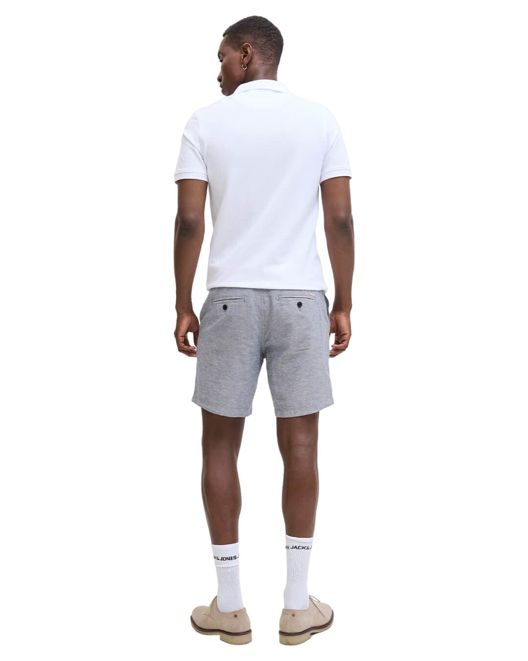 Jack&Jones Shorts Jack&Jones Grey Linen Blend Short