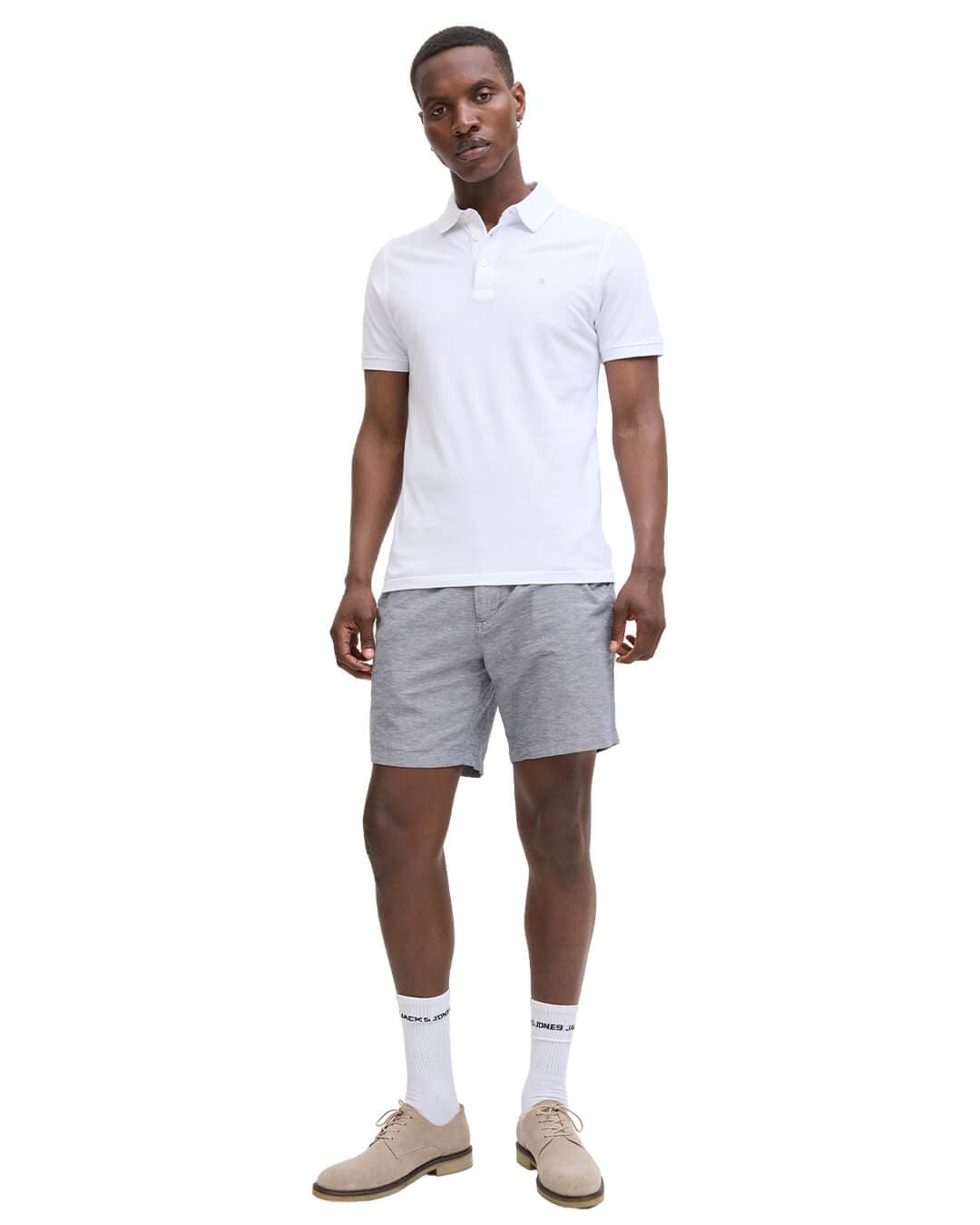 Jack&Jones Shorts Jack&Jones Grey Linen Blend Short