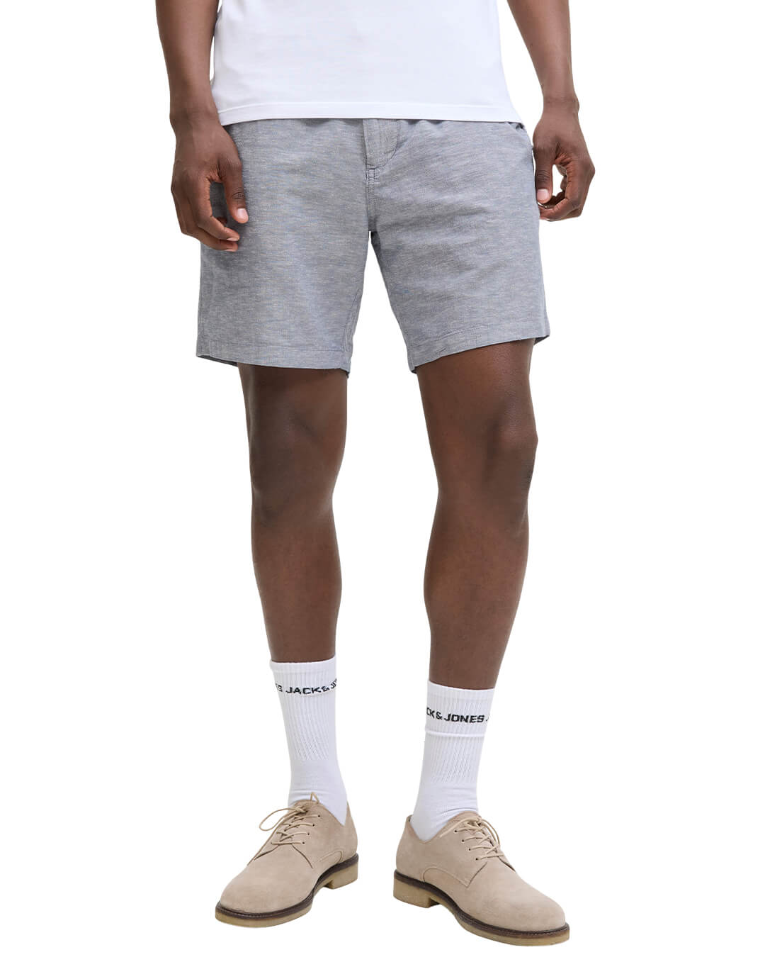 Jack&Jones Shorts Jack&Jones Grey Linen Blend Short