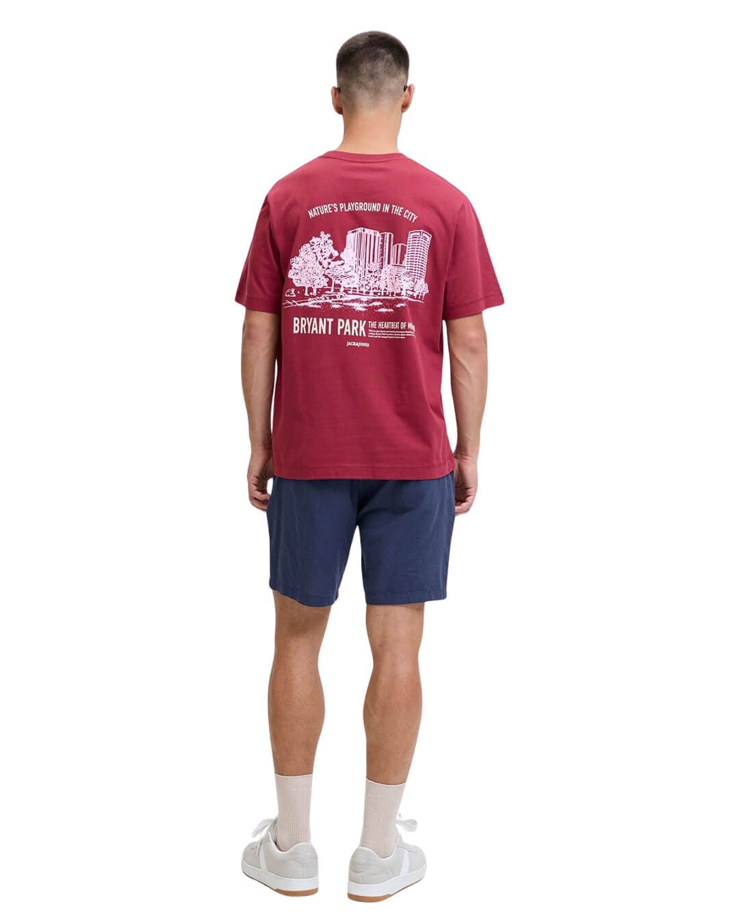 Jack&Jones Shorts Jack&Jones Navy Linen Blend Short