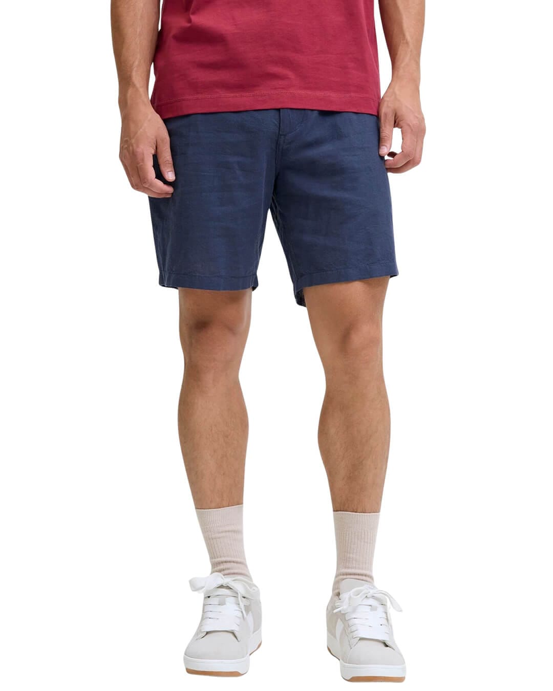 Jack&Jones Shorts Jack&Jones Navy Linen Blend Short