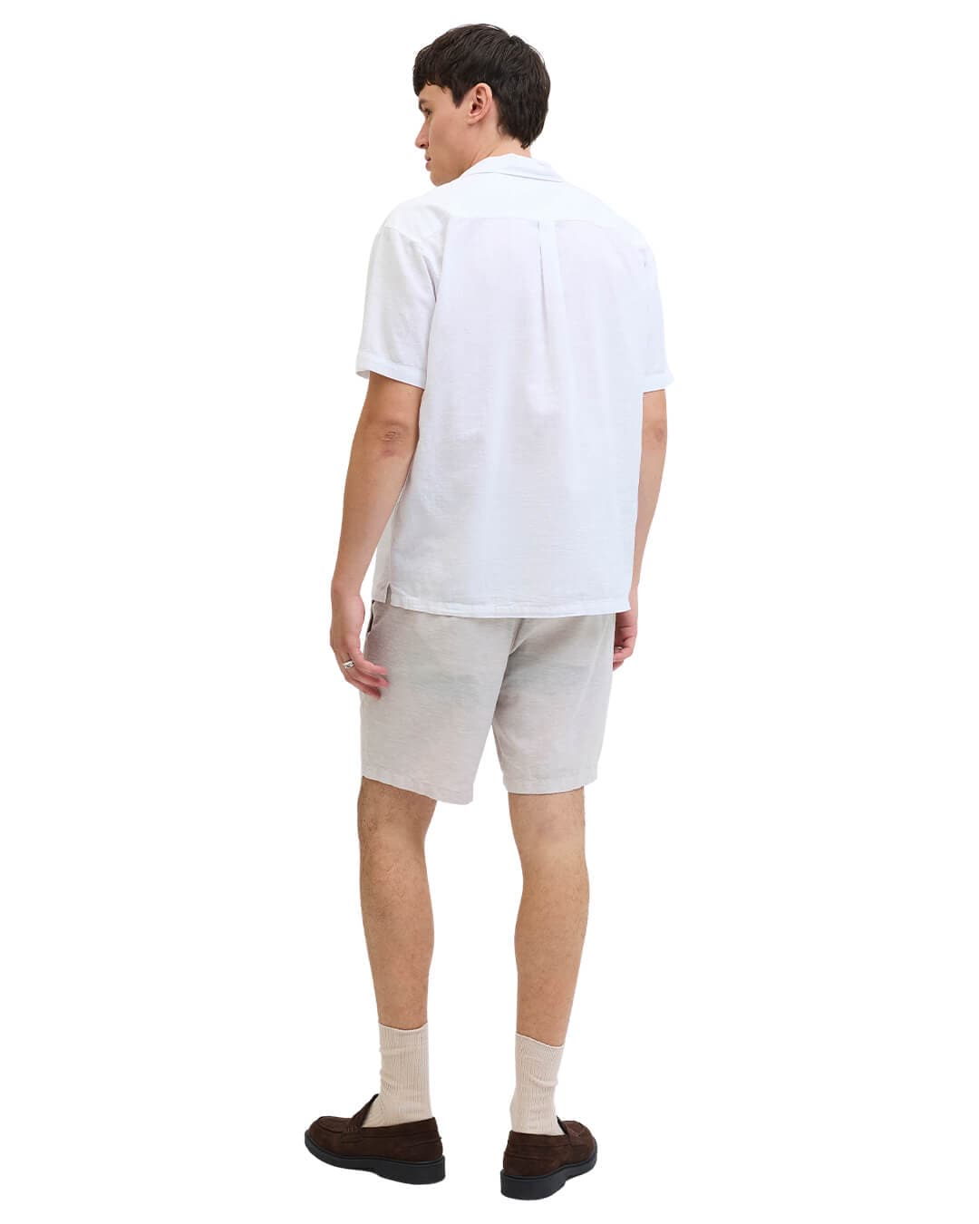 Jack&Jones Shorts Jack&Jones White Linen Short