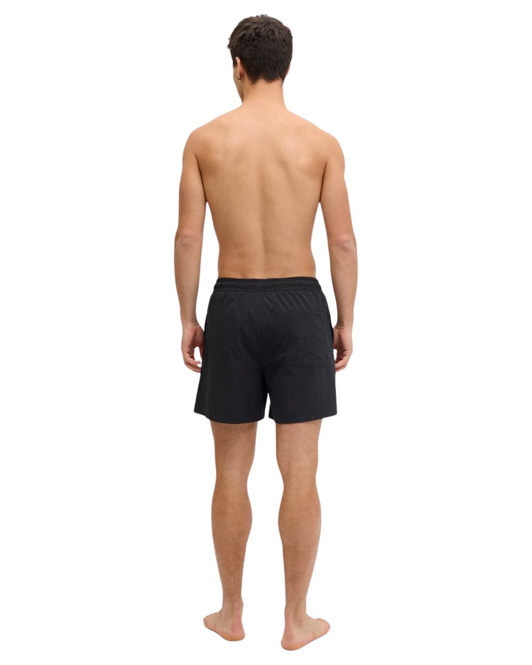 Jack & Jones Swimwear Jack & Jones Jpstmaui Tropic Solid Swim Shorts Reg Sn Black