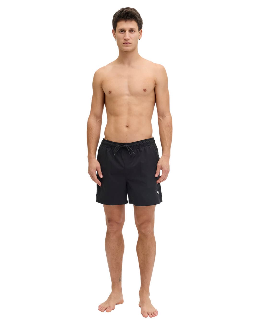 Jack & Jones Swimwear Jack & Jones Jpstmaui Tropic Solid Swim Shorts Reg Sn Black