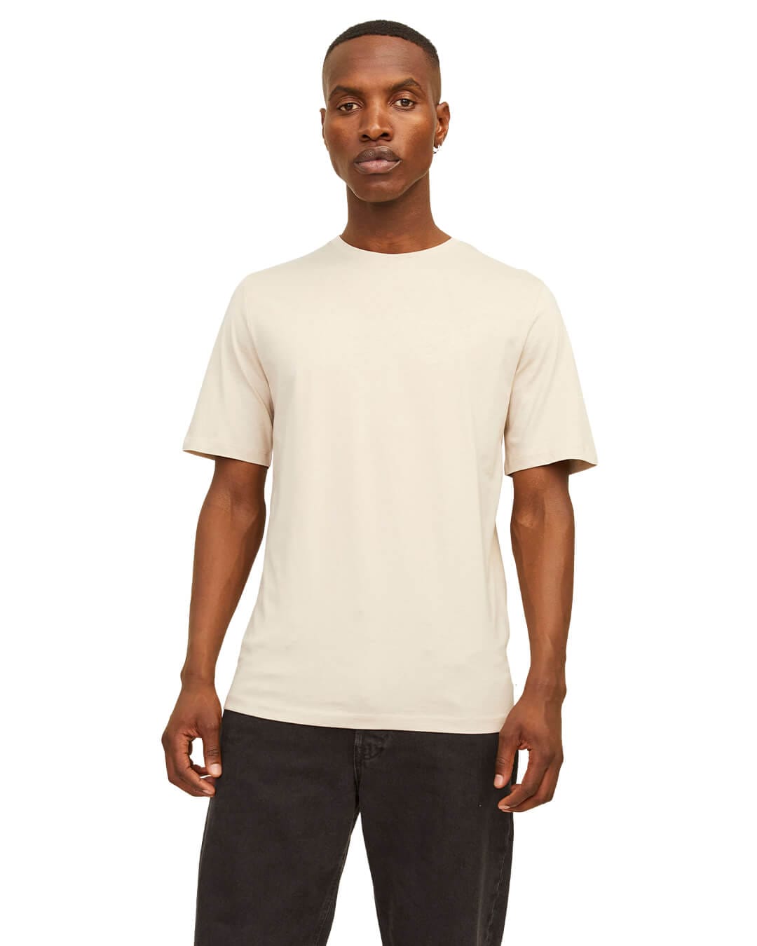 Jack&Jones T-Shirts Jack&Jones Beige Basic T-Shirt