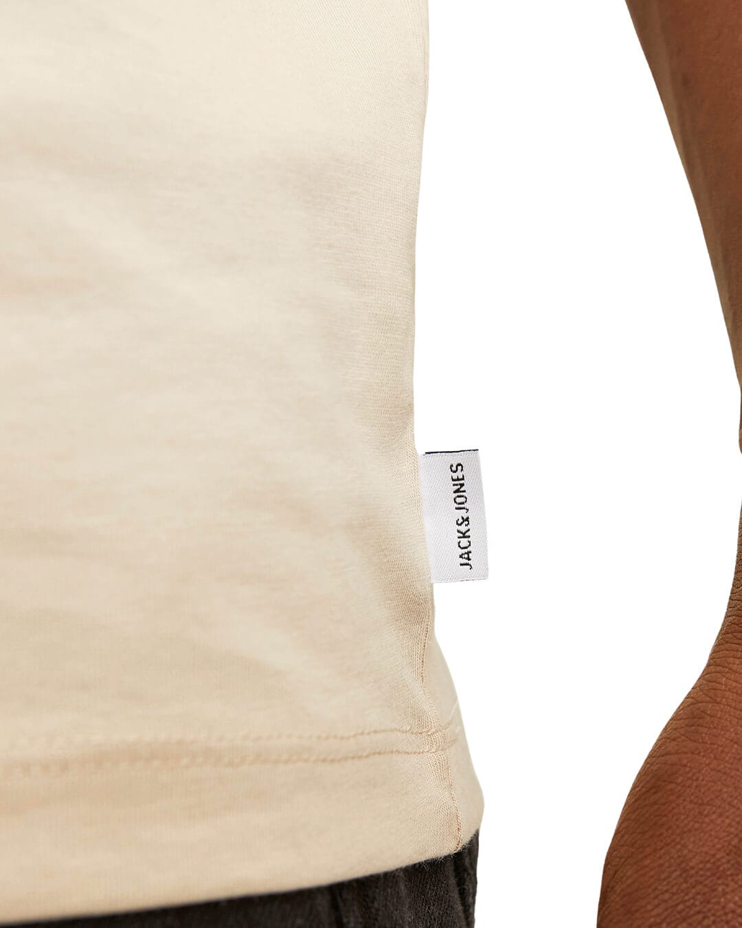 Jack&Jones T-Shirts Jack&Jones Beige Basic T-Shirt