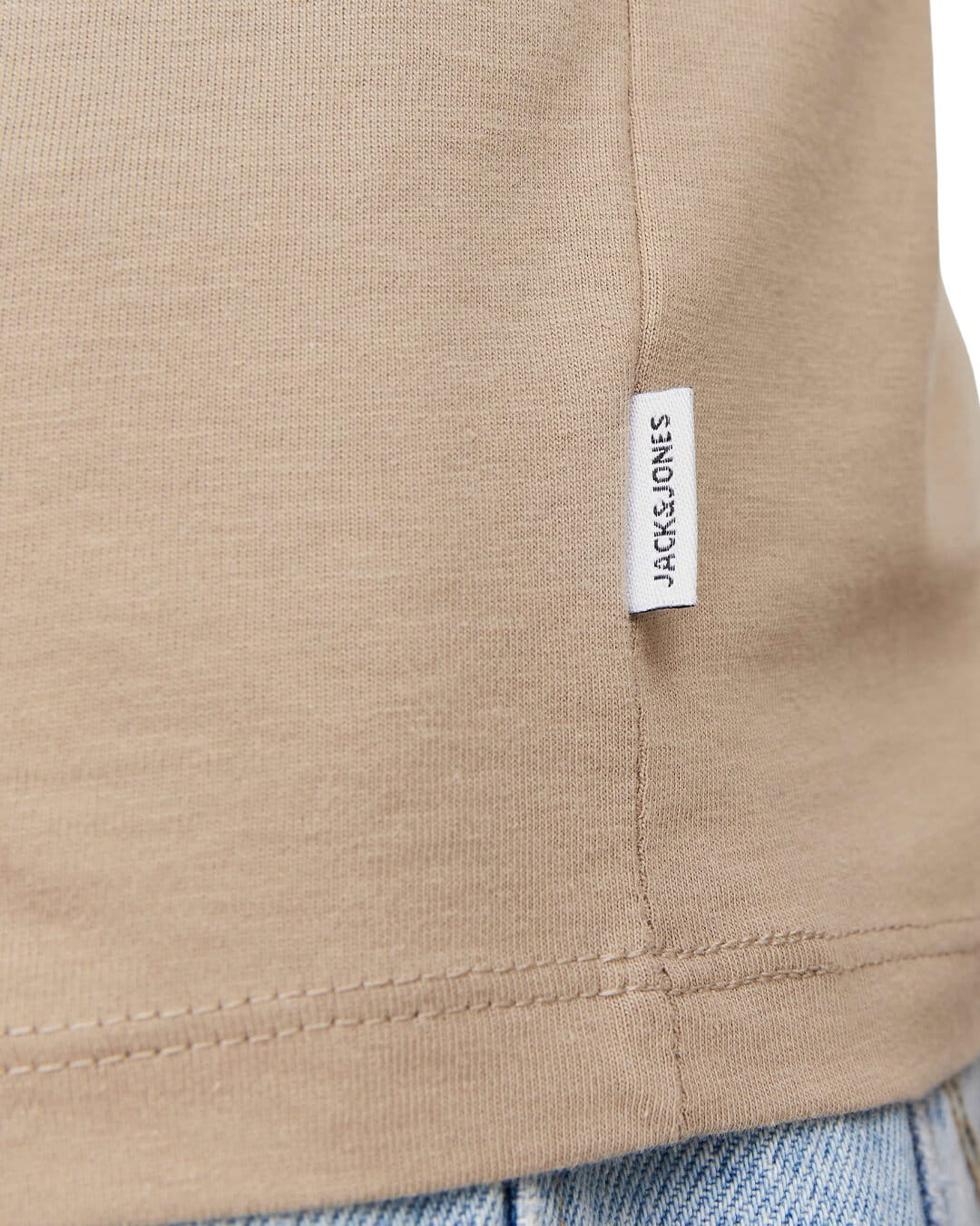 Jack&Jones T-Shirts Jack&Jones Beige Basic T-Shirt