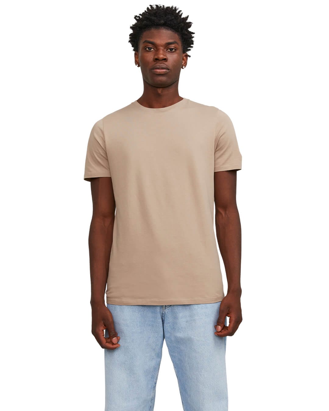 Jack&Jones T-Shirts Jack&Jones Beige Basic T-Shirt