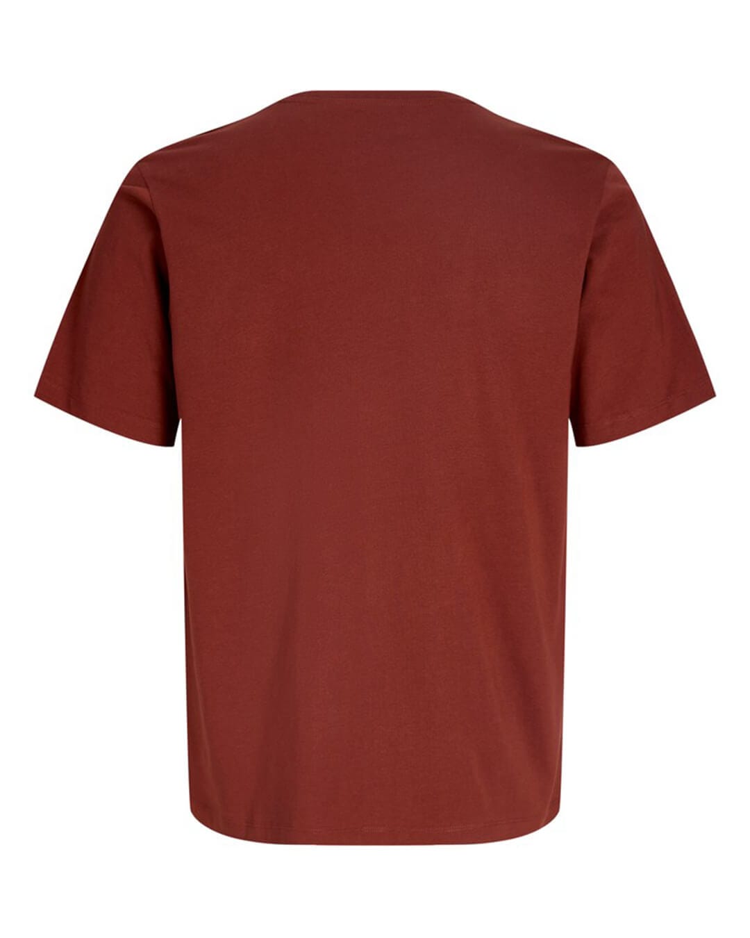 Jack & Jones T-Shirts Jack & Jones Brown Organic Basic Crew Neck T-Shirt