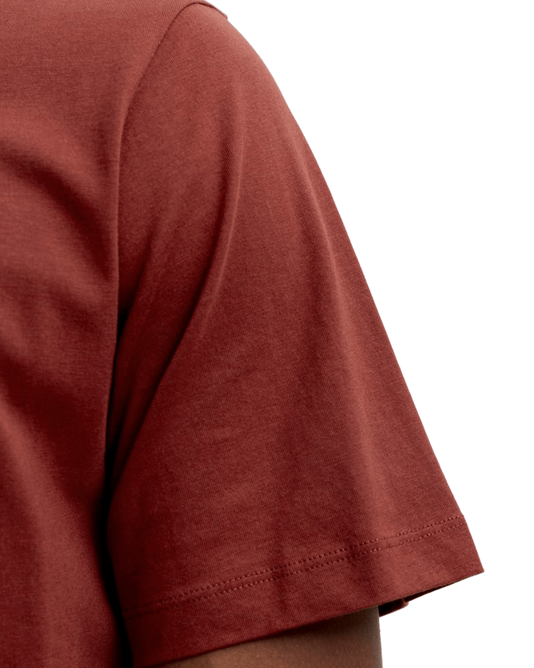 Jack & Jones T-Shirts Jack & Jones Brown Organic Basic Crew Neck T-Shirt