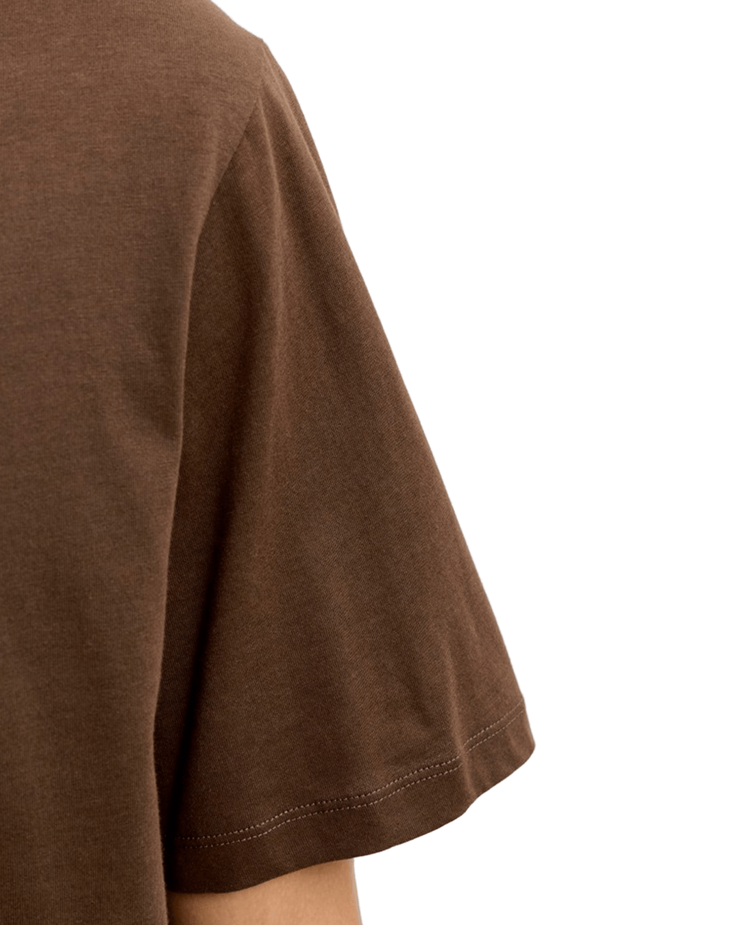 Jack & Jones T-Shirts Jack & Jones Brown Organic Basic Crew Neck T-Shirt