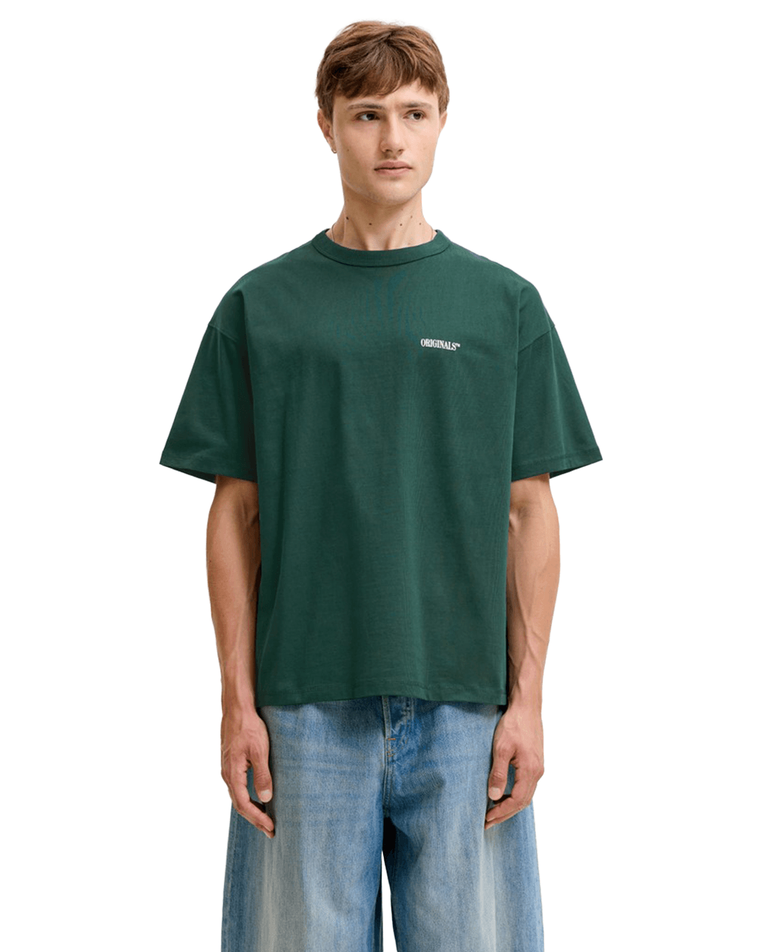 Jack & Jones T-Shirts Jack & Jones Green Frederiksberg Back Print T-Shirt