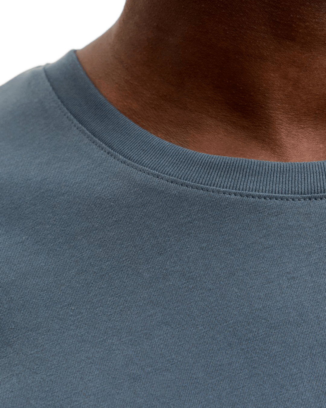 Jack & Jones T-Shirts Jack & Jones Grey Organic Basic Crew Neck T-Shirt