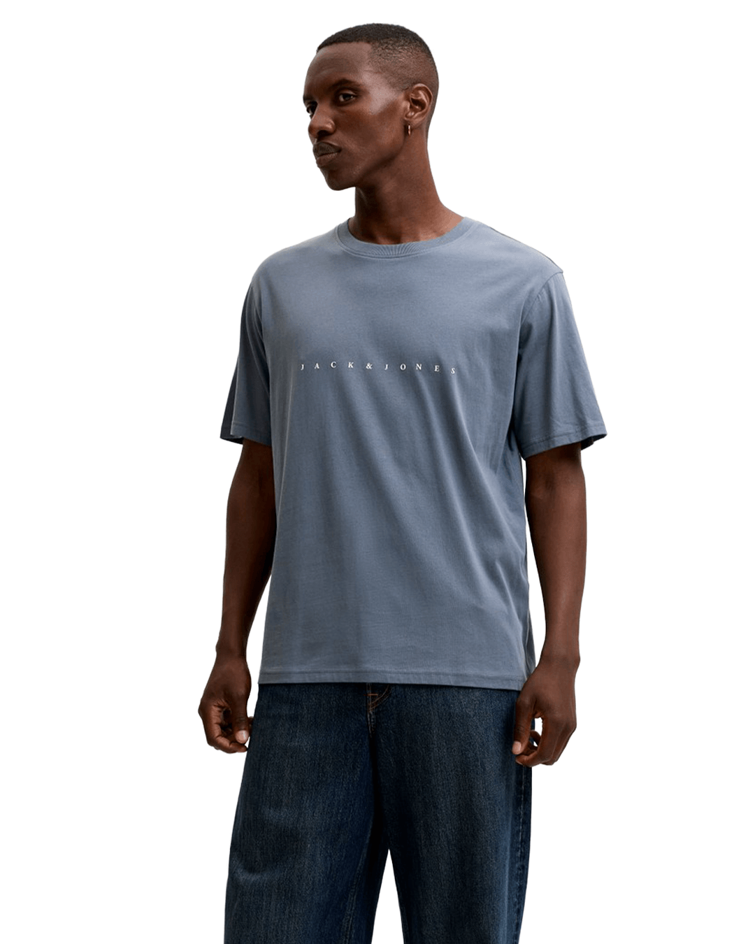 Jack & Jones T-Shirts Jack & Jones Grey Star T-Shirt