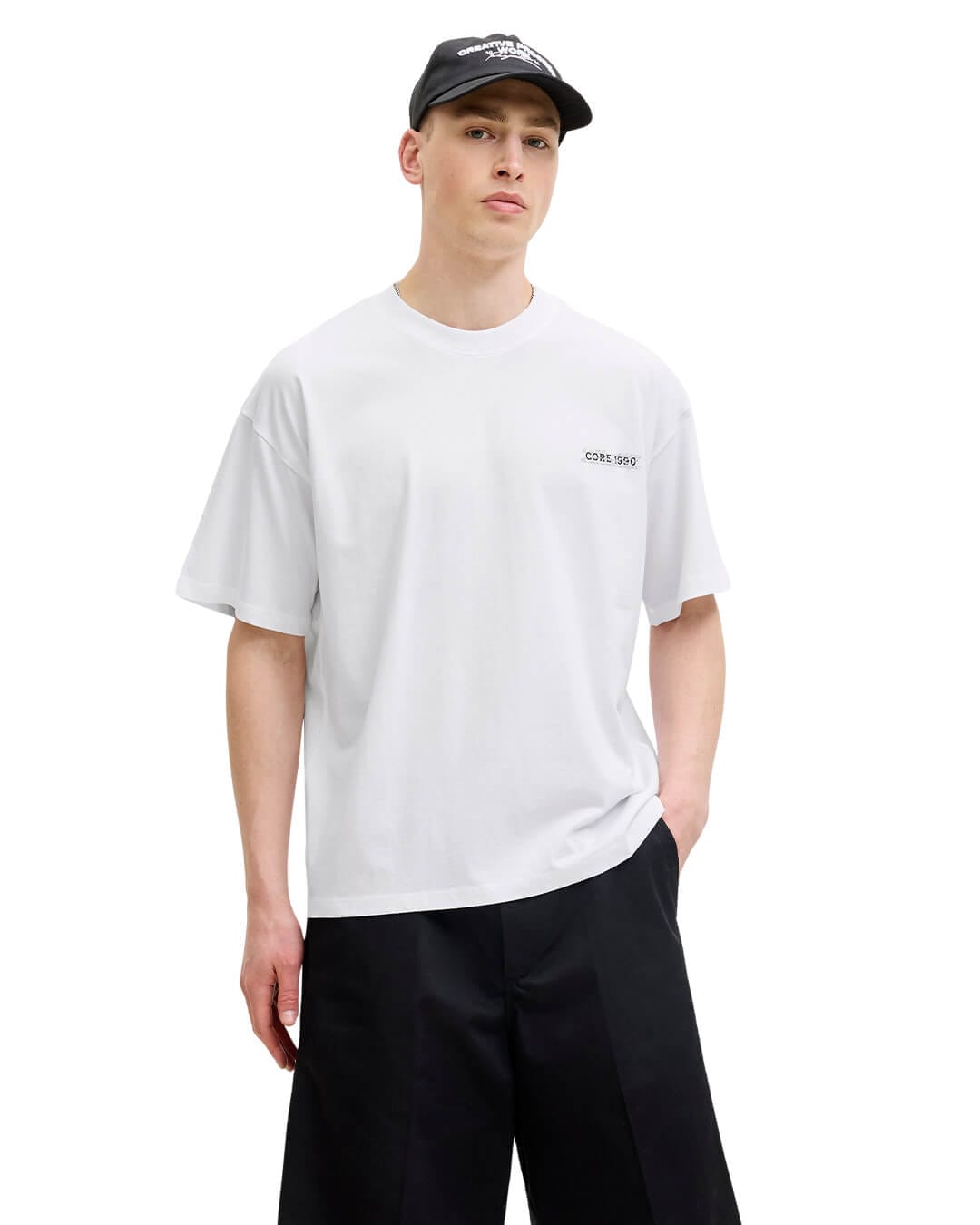 Jack & Jones T-Shirts Jack & Jones Jcoeterna Script Back Print Tee Ss Sa26 Bright