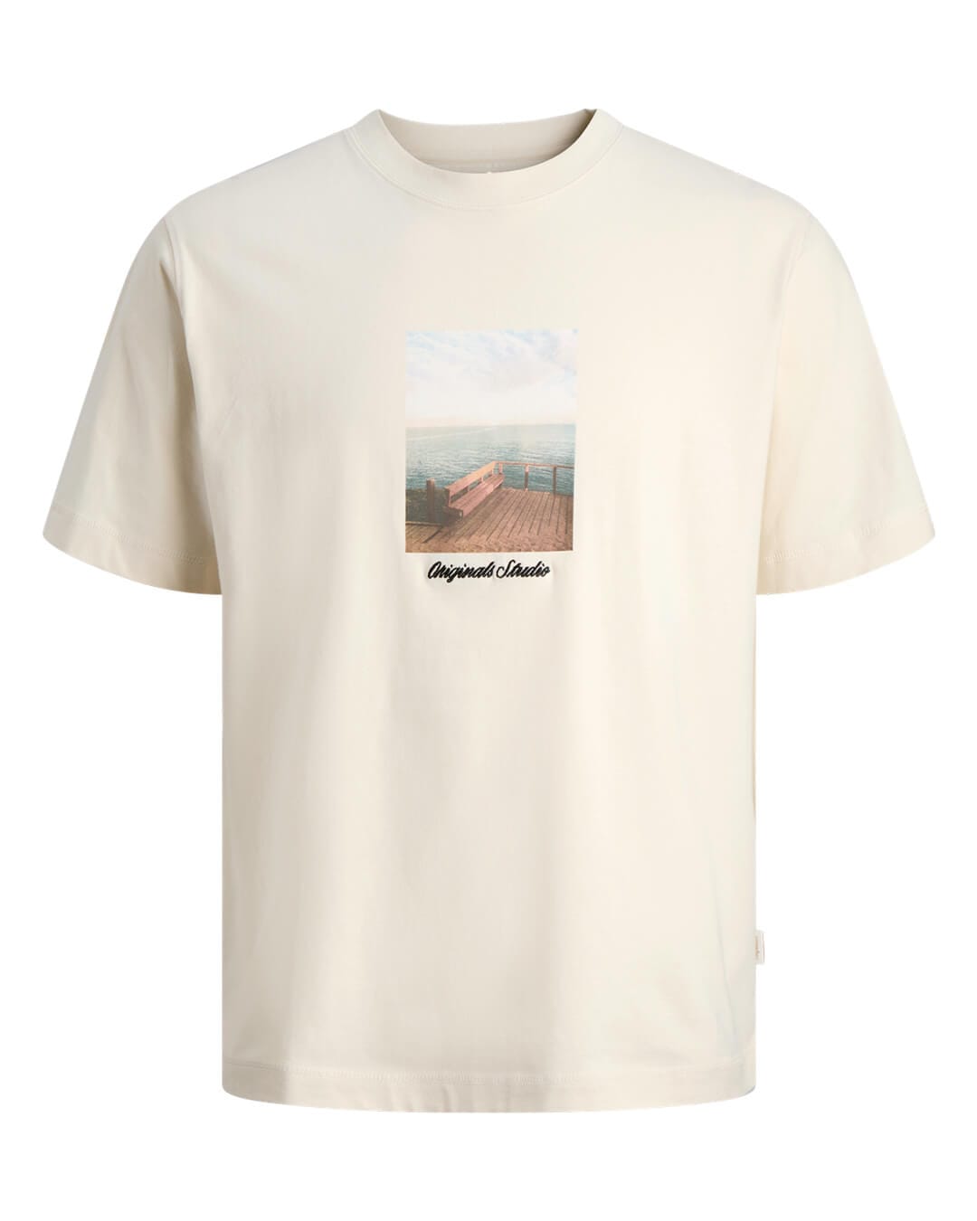 Jack & Jones T-Shirts Jack & Jones Jornorrebro Photo Tee Ss Crew Neck Ln Antique
