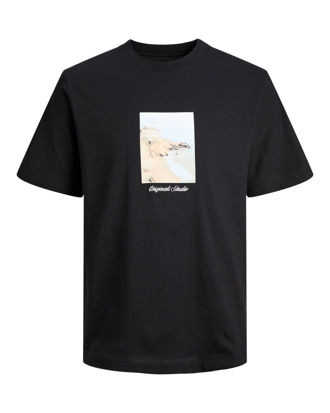 Jack & Jones T-Shirts Jack & Jones Jornorrebro Photo Tee Ss Crew Neck Ln Black