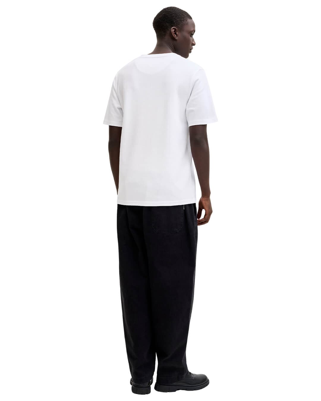 Jack & Jones T-Shirts Jack & Jones Jprblaethan Ss Logo Tee Sn Bright White