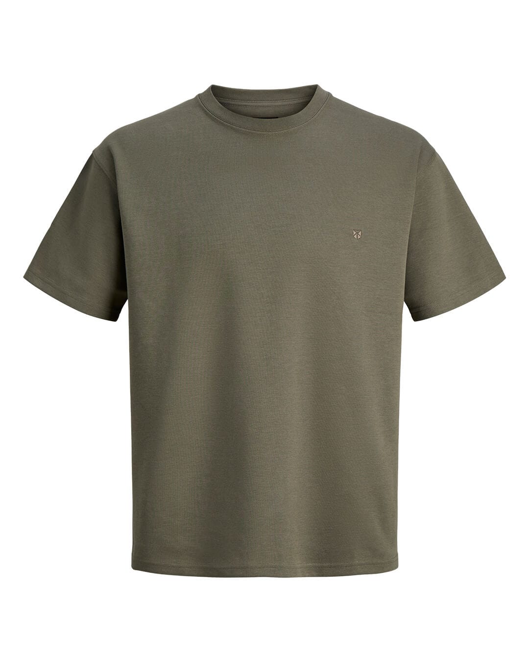 Jack & Jones T-Shirts Jack & Jones Jprblaethan Ss Logo Tee Sn Smokey Olive