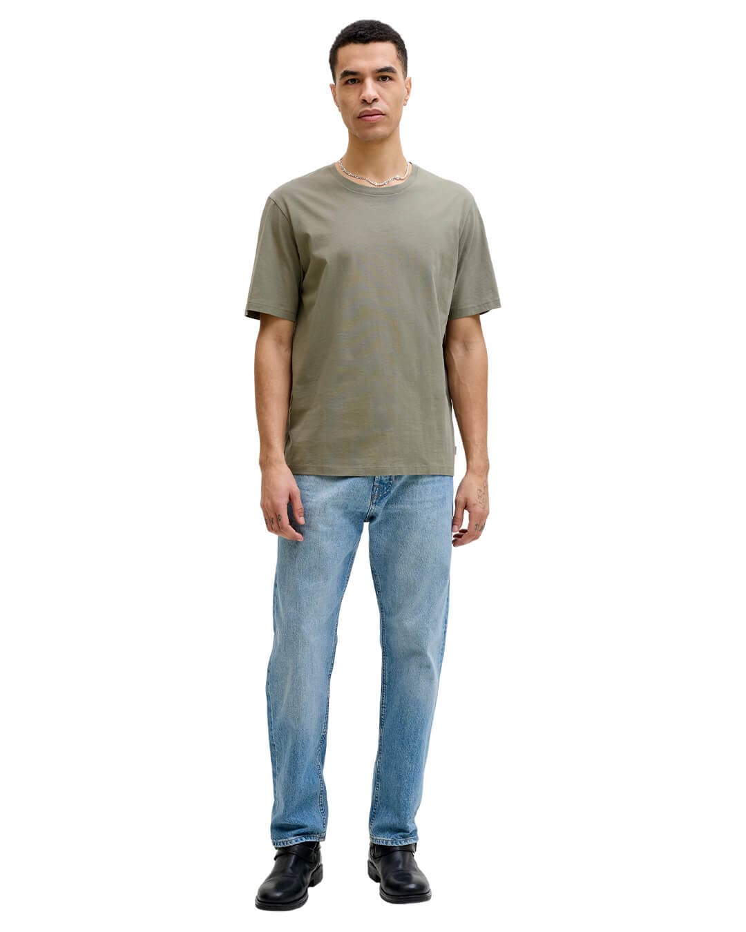Jack&Jones T-Shirts Jack&Jones Kaki Basic T-Shirt
