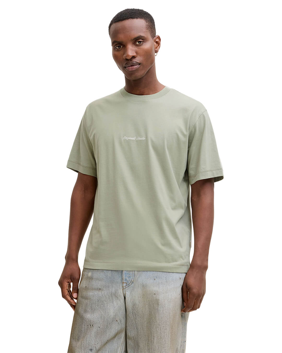 Jack & Jones T-Shirts Jack & Jones Kaki Jornorrebro Emb T-shirt