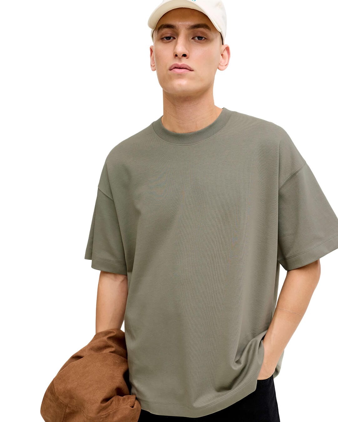 Jack&Jones T-Shirts Jack&Jones Kaki T-Shirt