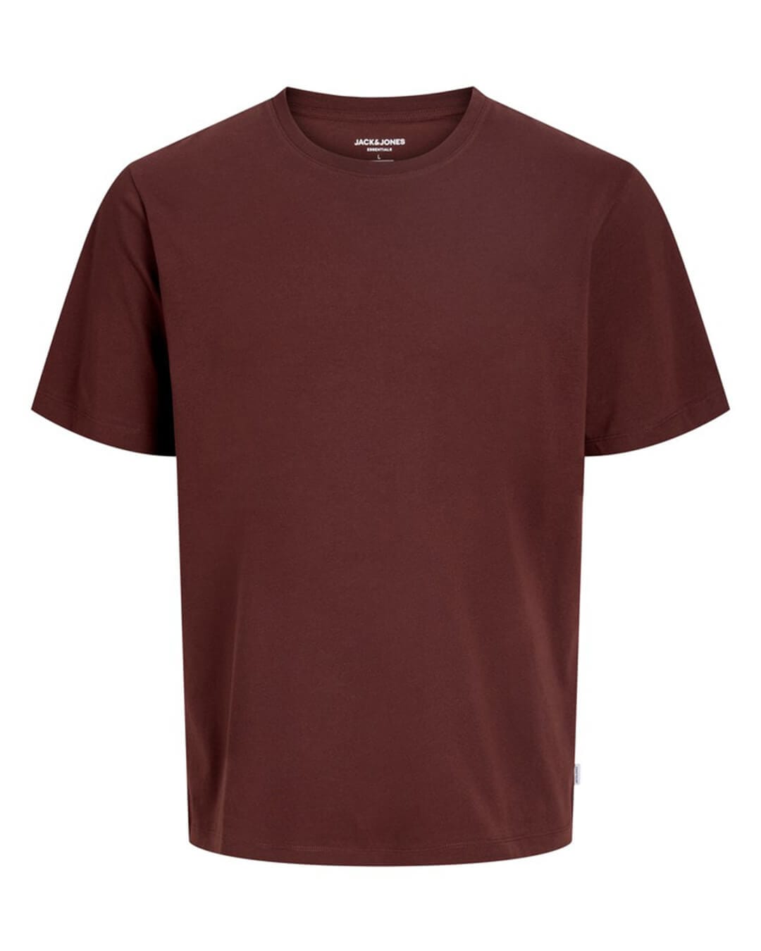 Jack & Jones T-Shirts Jack & Jones Purple Organic Basic Crew Neck T-Shirt