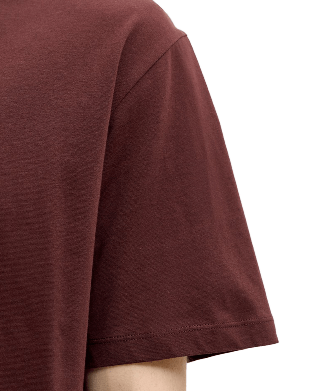Jack & Jones T-Shirts Jack & Jones Purple Organic Basic Crew Neck T-Shirt