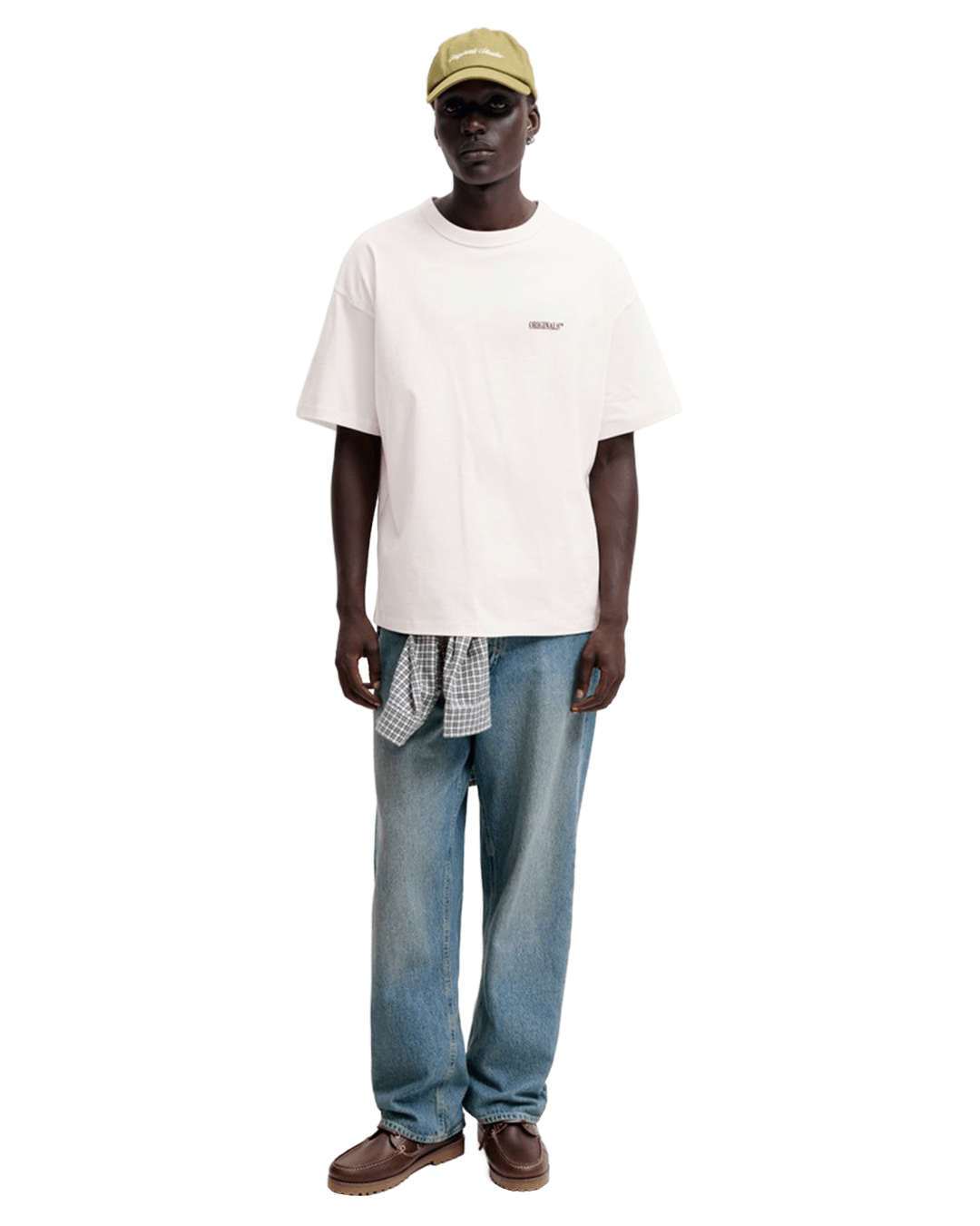 Jack & Jones T-Shirts Jack & Jones White Frederiksberg Back Print T-Shirt