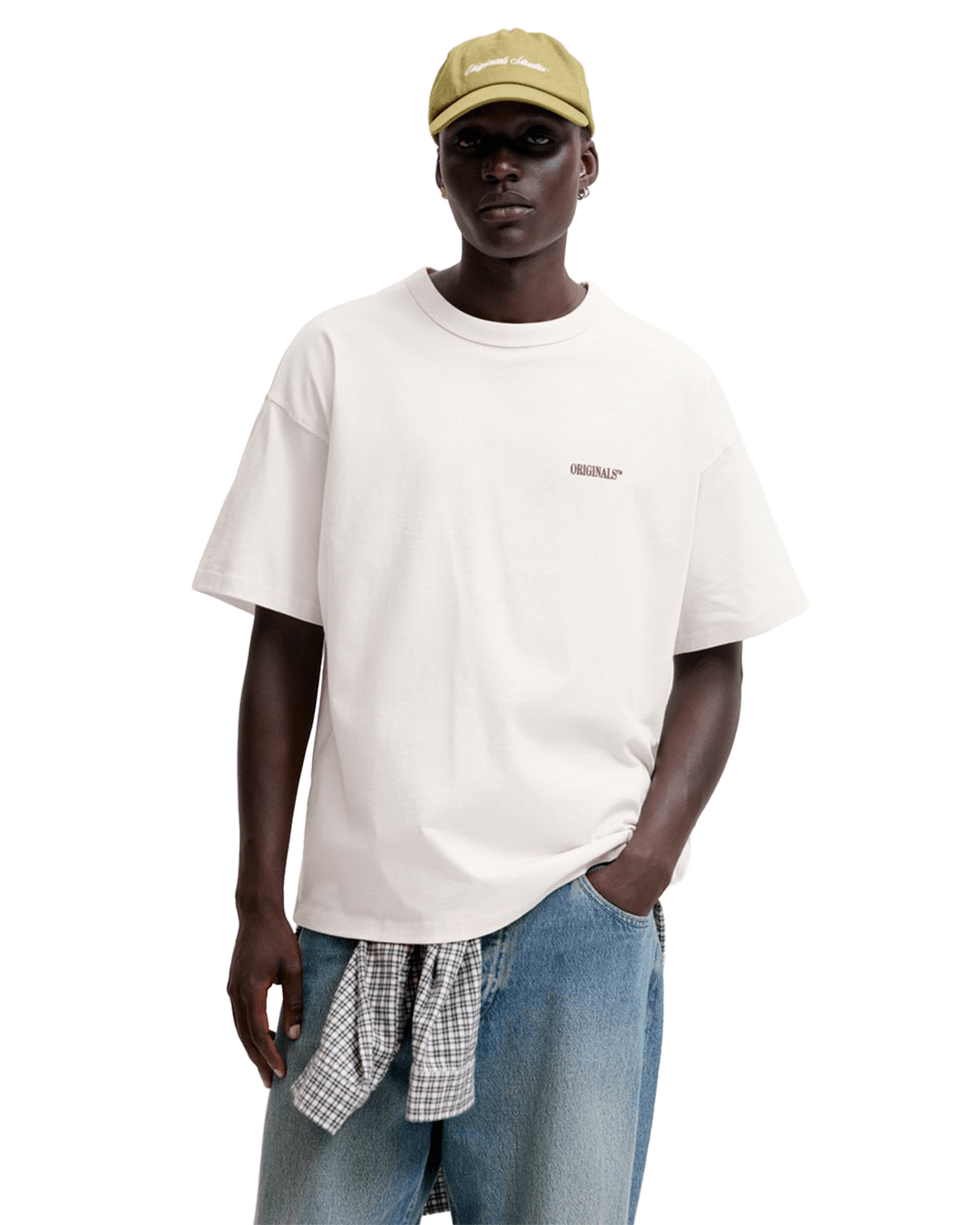 Jack & Jones T-Shirts Jack & Jones White Frederiksberg Back Print T-Shirt