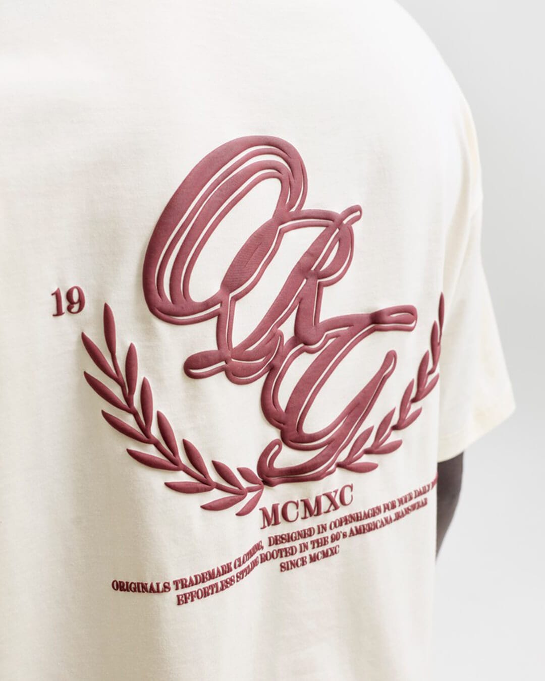 Jack & Jones T-Shirts Jack & Jones White Frederiksberg Back Print T-Shirt