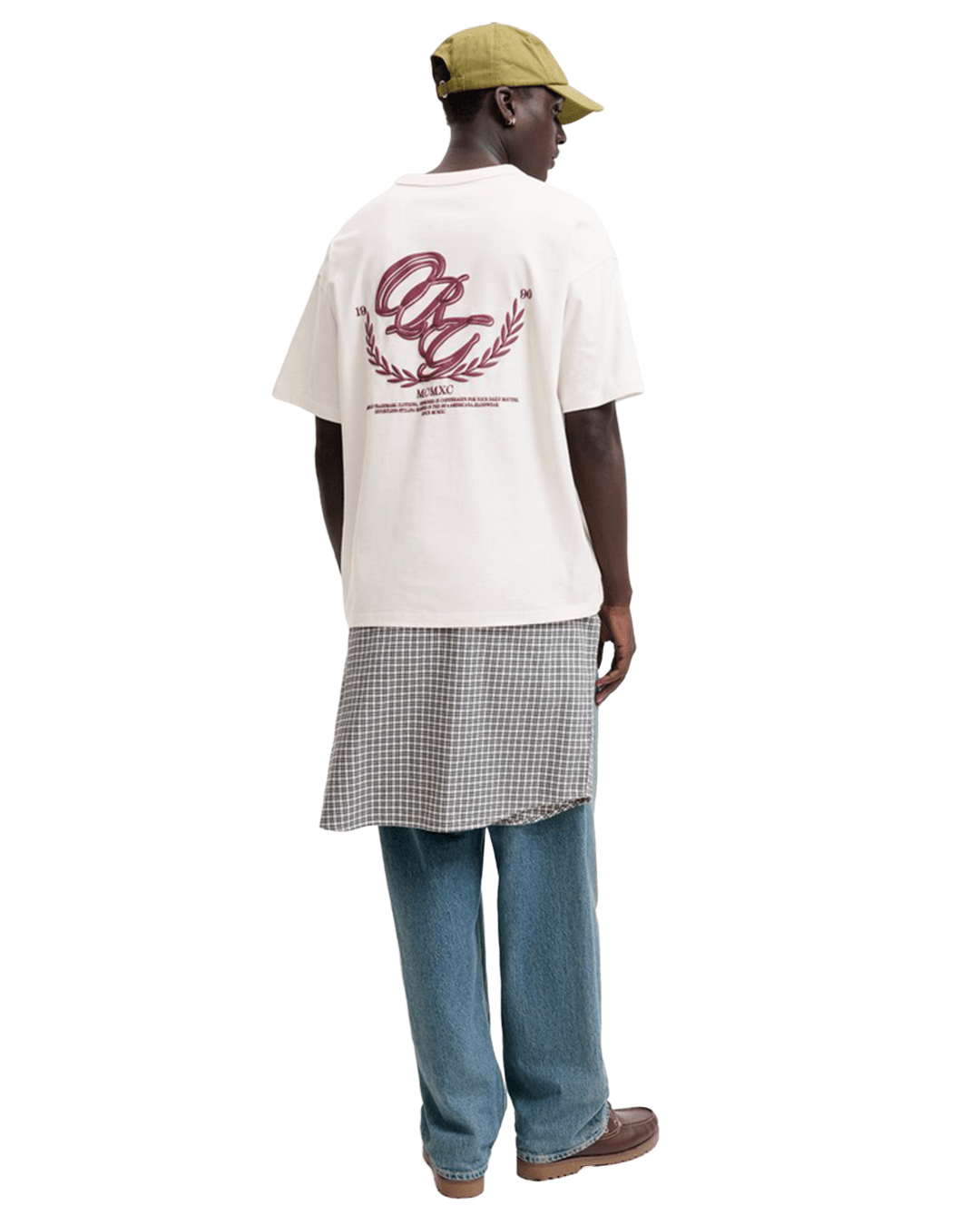 Jack & Jones T-Shirts Jack & Jones White Frederiksberg Back Print T-Shirt