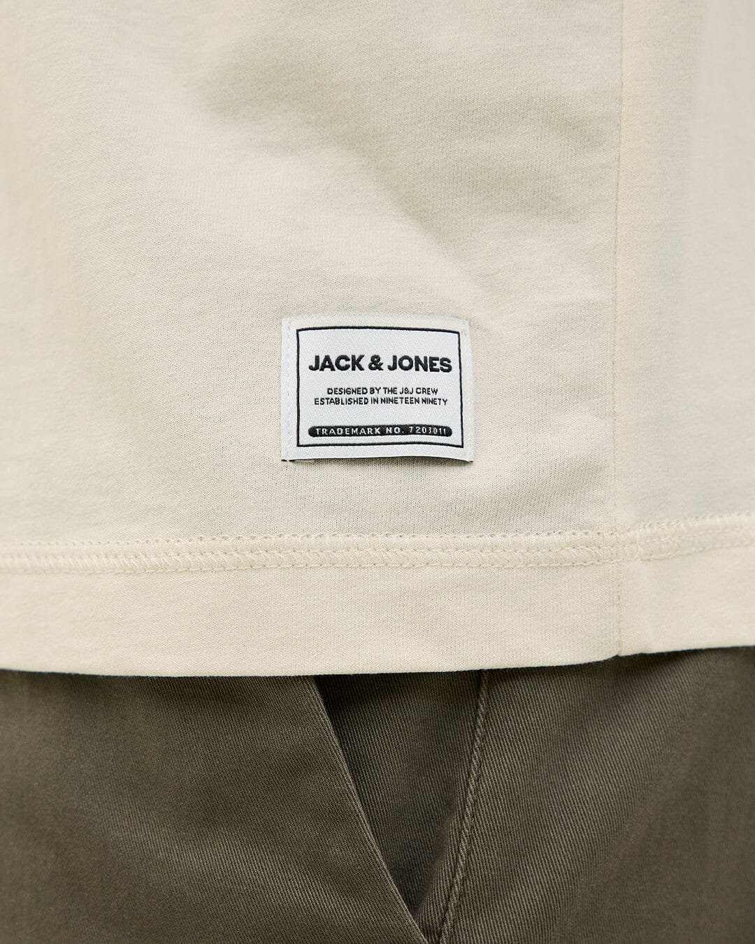 Jack & Jones T-Shirts Jack & Jones White Jjedover T-shirt