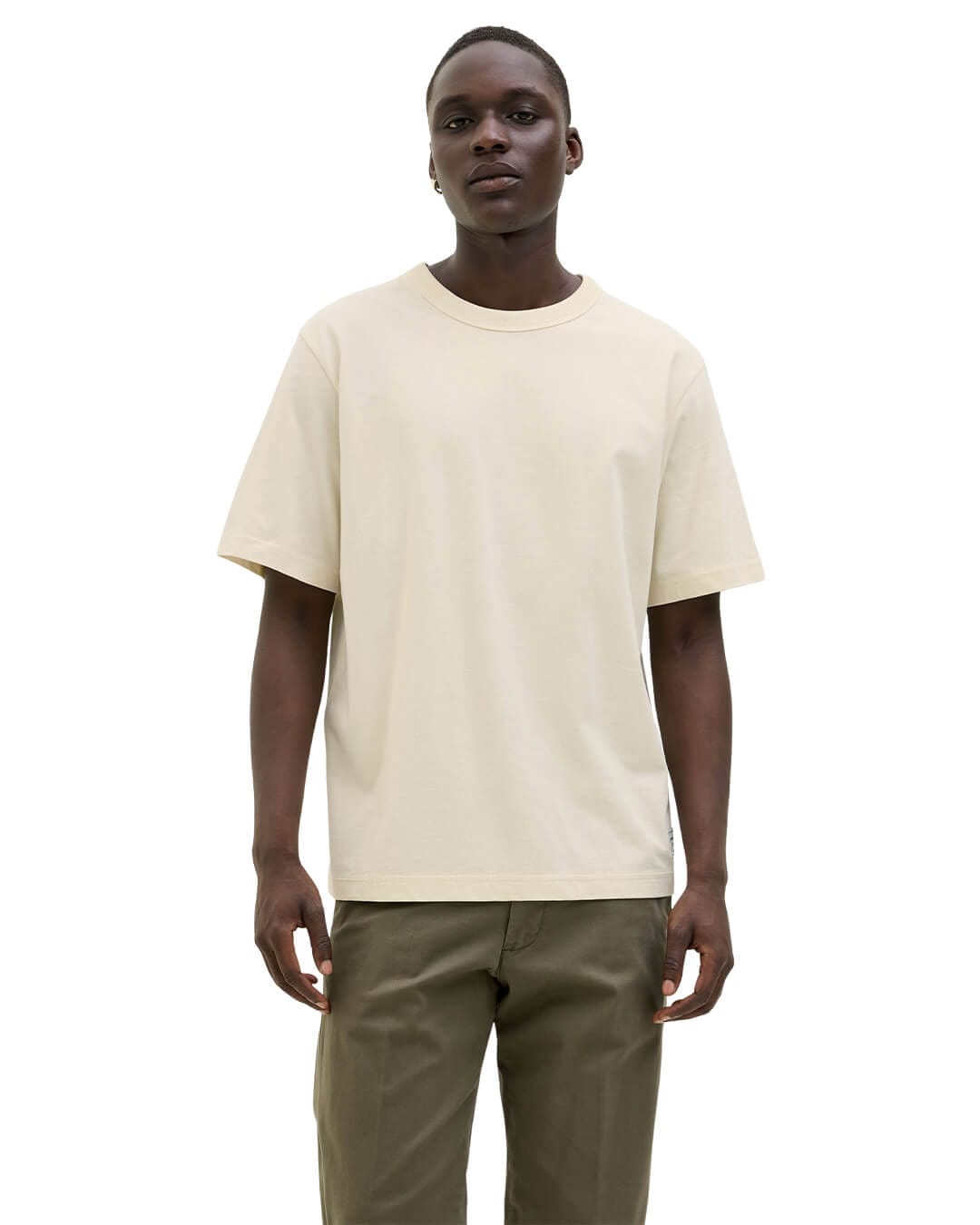 Jack & Jones T-Shirts Jack & Jones White Jjedover T-shirt