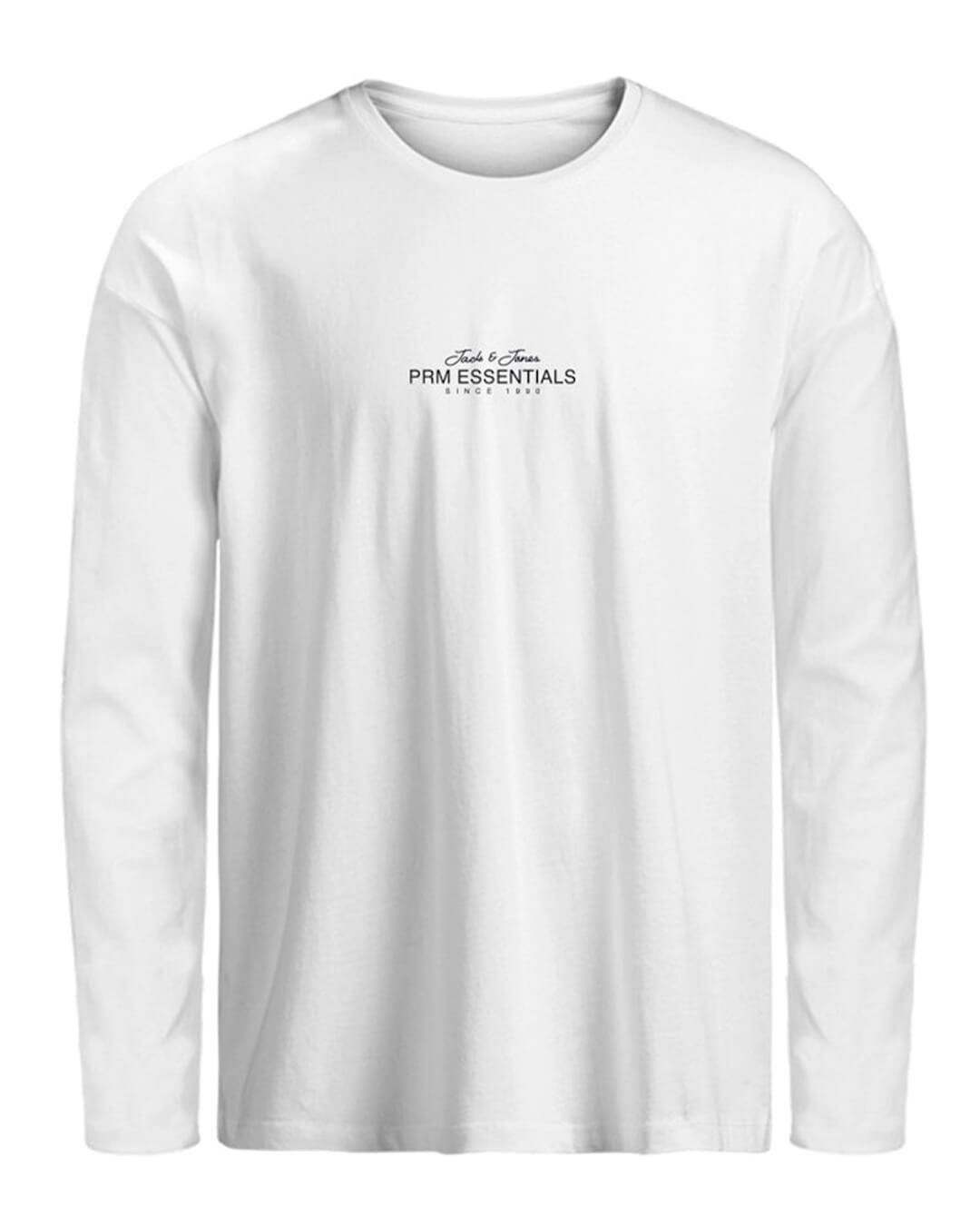Jack & Jones T-Shirts JPRBLACASPER LS TEE FST WHITE